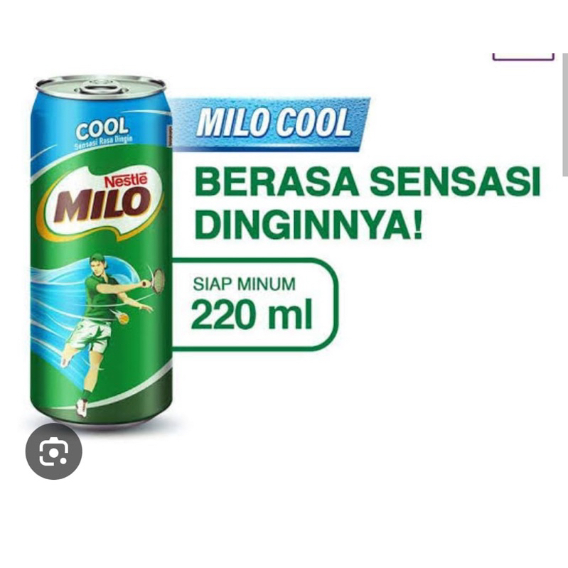 

MILO siap minum Kaleng 220ML cool