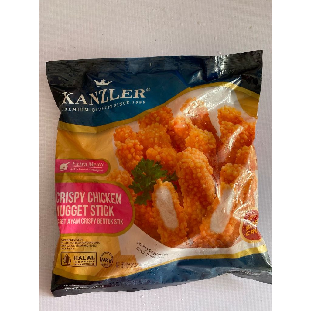 

Kanzler Chiken Nugget Crispy / Kanzler Chiken Nugget Crispy Stik 450grm