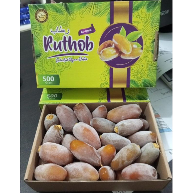 

Kurma Dates Crown Khalas 1kg & Al-Qura Ruthob 500gr - Camilan Sehat untuk Kesehatan Tubuh - Zuriat, Makanan, Frozen, Manis