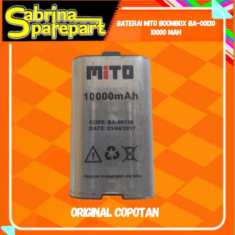 Baterai Mito Boombox BA-00130 Original Copotan