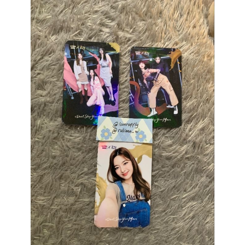 [ITZY] Photocard Itzy x Ultramilk Official