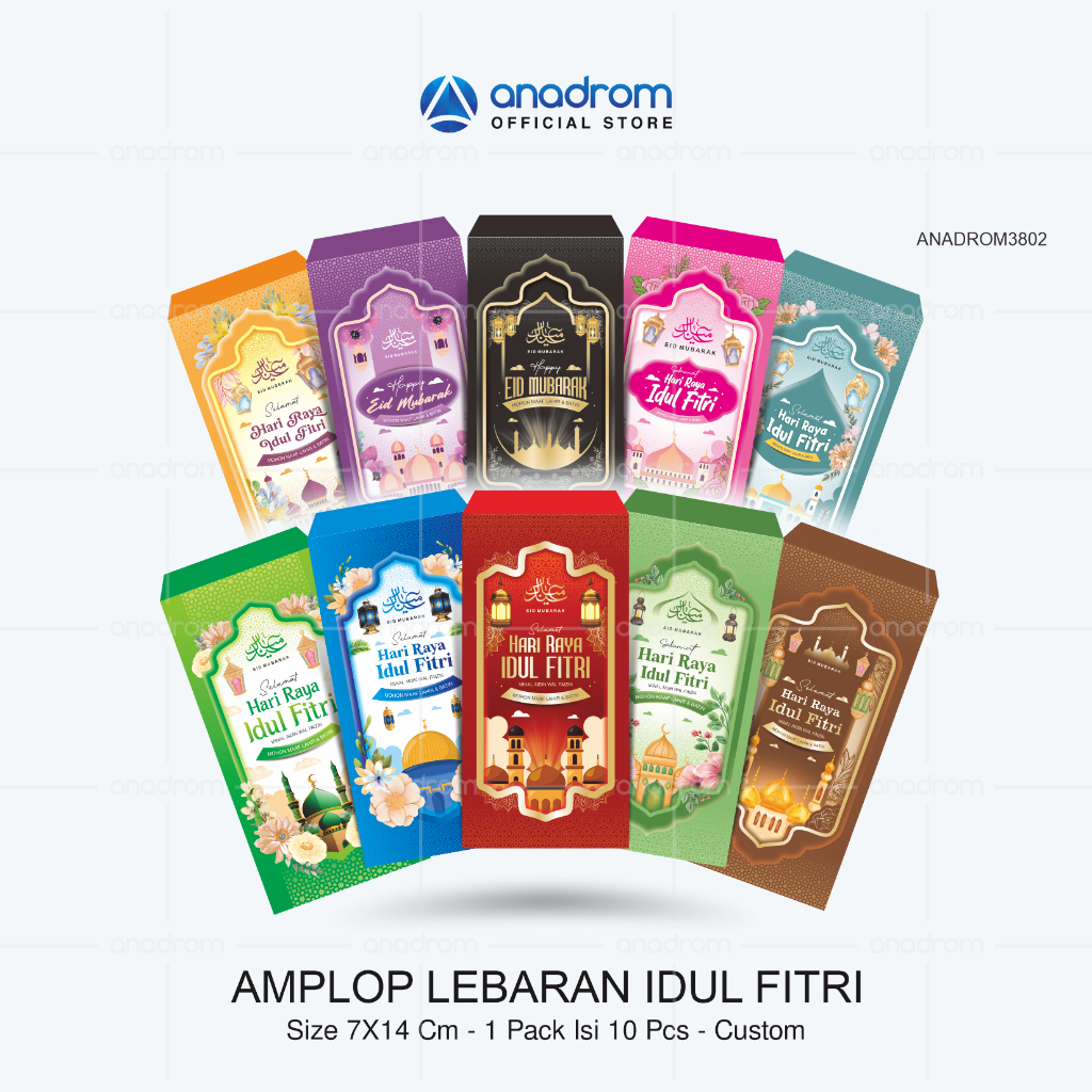 

Amplop Lebaran THR Idul Fitri Custom | Amplop Thr Eid Mubarak | Amplop THR Lebaran | Amplop Lebara Custom | ANADROM 3802