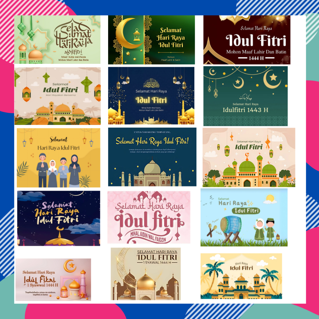 

STIKER RAMADHAN / LEBARAN / IDUL FITRI 2025 / MUBARAK / PUASA / BUKA PUASA / IFTAR / IDUL ADHA / EID ADHA / 1 SYAWAL 1446