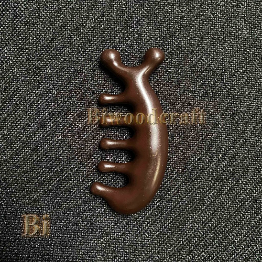 Alat Pijat Kayu “Sisir Pijat” – Pijatan Relaksasi untuk Kepala & Tubuh - Biwoodcraft