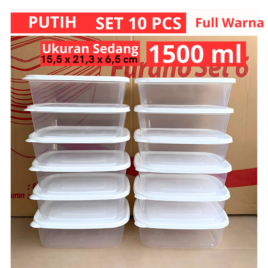 Food Container Rumoi Premium Kotak Penyimpanan Bumbu Kulkas Serbaguna Set Food Container/Calista