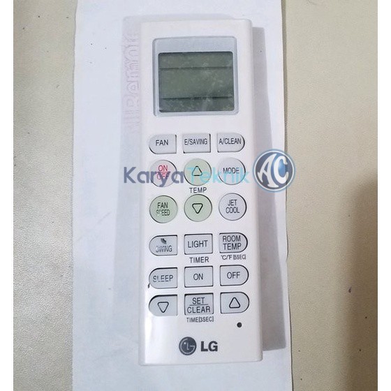 REMOT KONTROL REMOTE AC LG HERCULES ORIGINAL