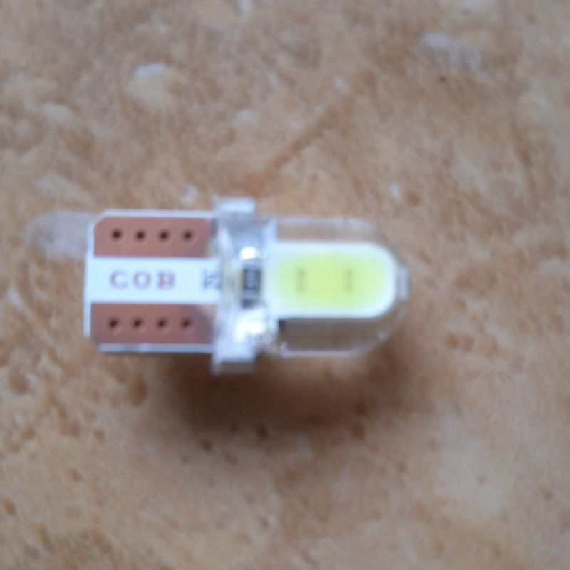 PUTIH - Dop Lampu Led Tancap Jelly  T10 Lampu Sein Riting Motor AJM