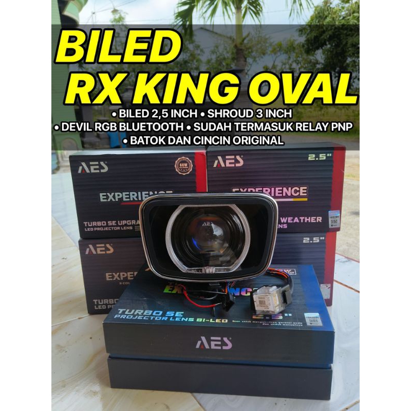 LAMPU BILED RXKING AES BILES RX KING AES BILED AES TURBO EXPERIENCE