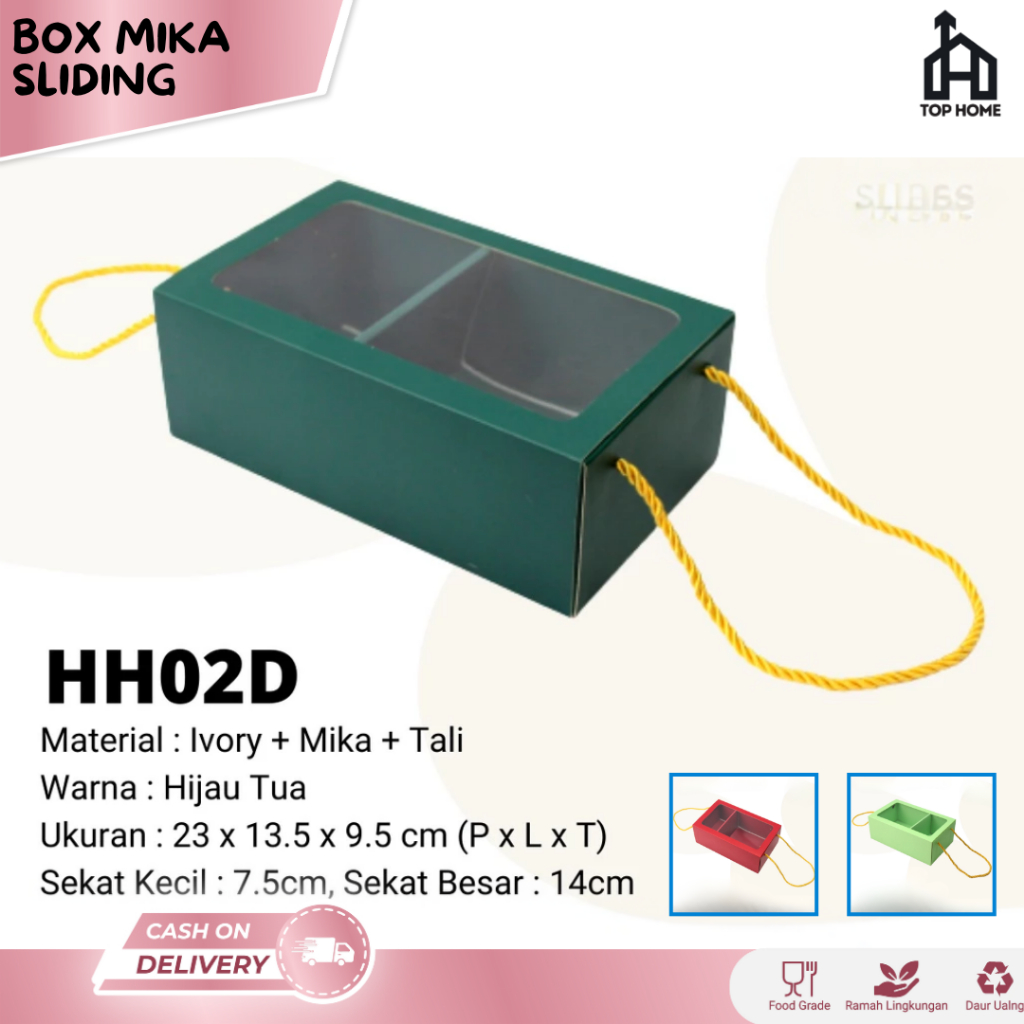 

Box Mika Handle, Kotak Kue Mika Tali, Tas Kue Jinjing Box Lebaran Dus Kue Lebaran Idul Fitri | HH02