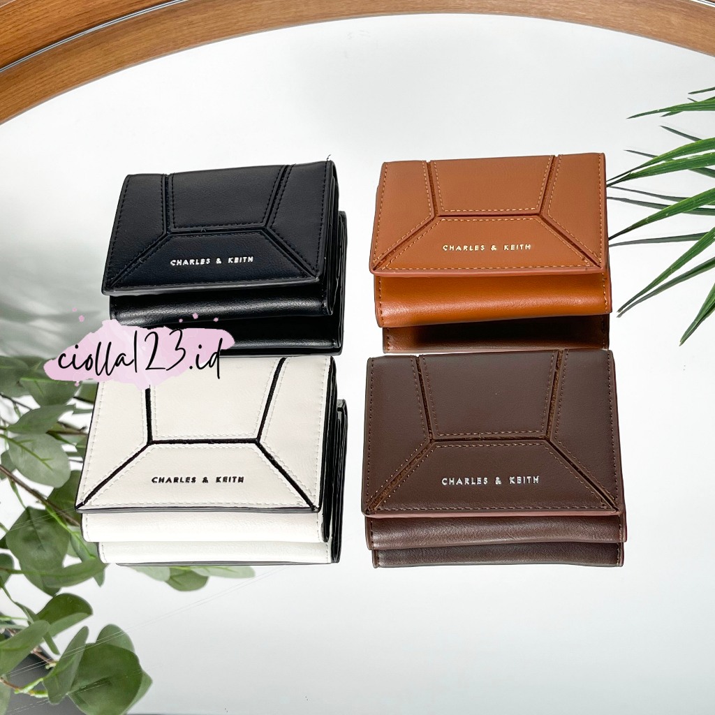 CK042 DOMPET LIPAT WANITA CK GEOMETRIC NASRIN - LIPAT 3