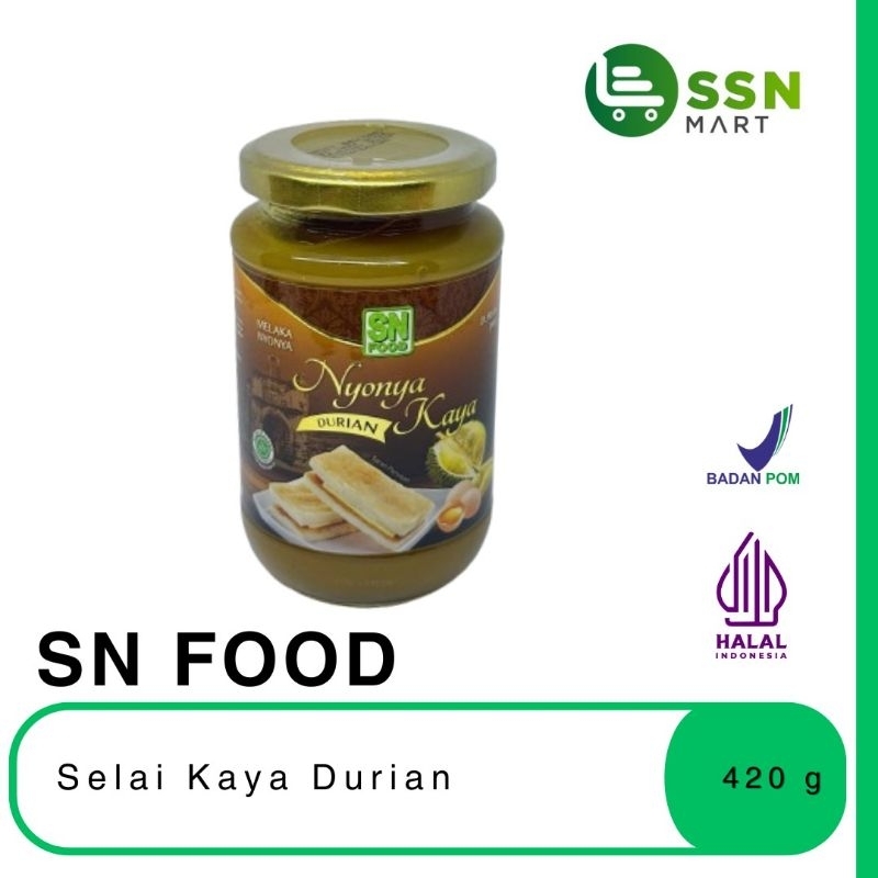 

SSNMart SN Food Selai Kaya DURIAN 420g