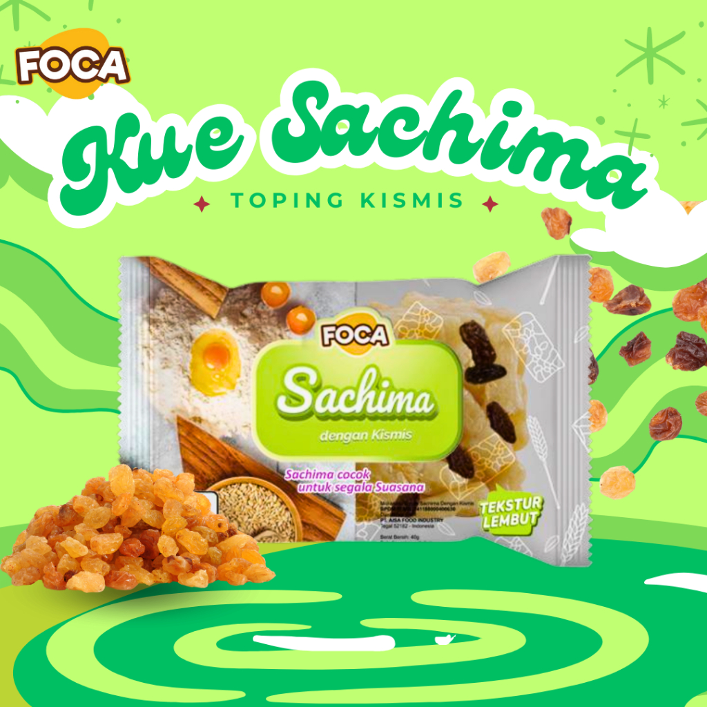 

FOCA Sachima KISMIS (ORIGINAL TOPING KISMIS) - 40gr