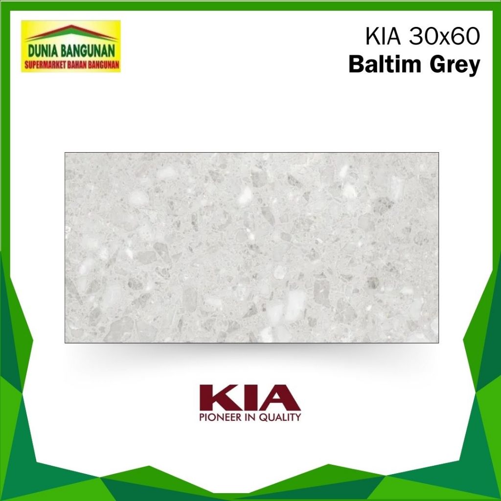 Keramik 30x60 KIA Baltim Grey Keramik Dinding Cutting / Keramik Dinding Kamar Mandi / Keramik Dindin
