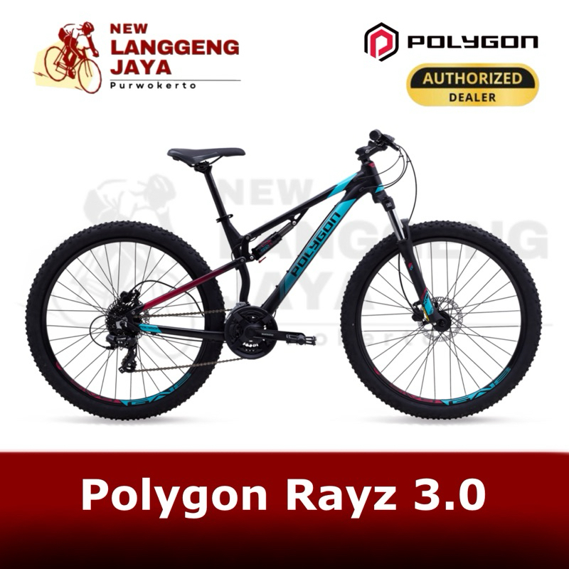 Polygon Sepeda MTB Rayz 3 Double Suspension