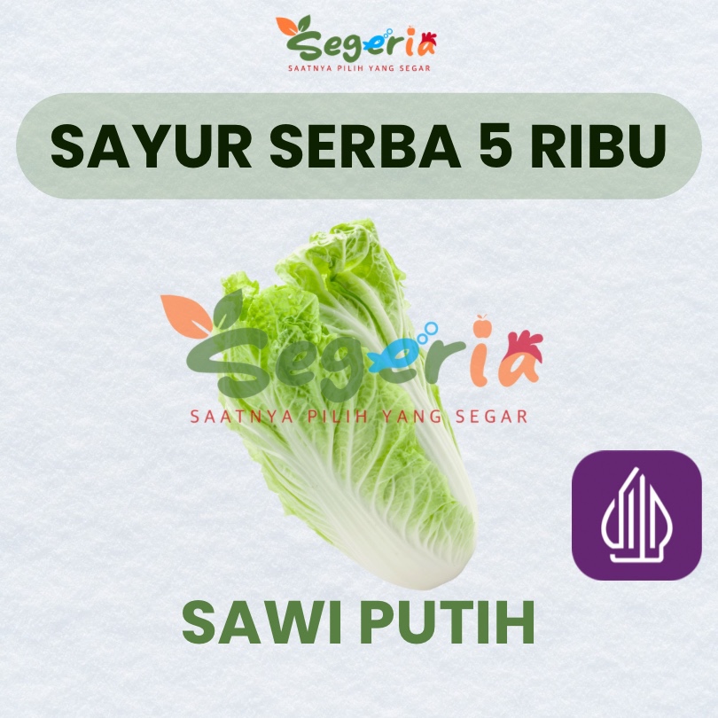 

SAWI PUTIH -Sayur serba 5 ribu