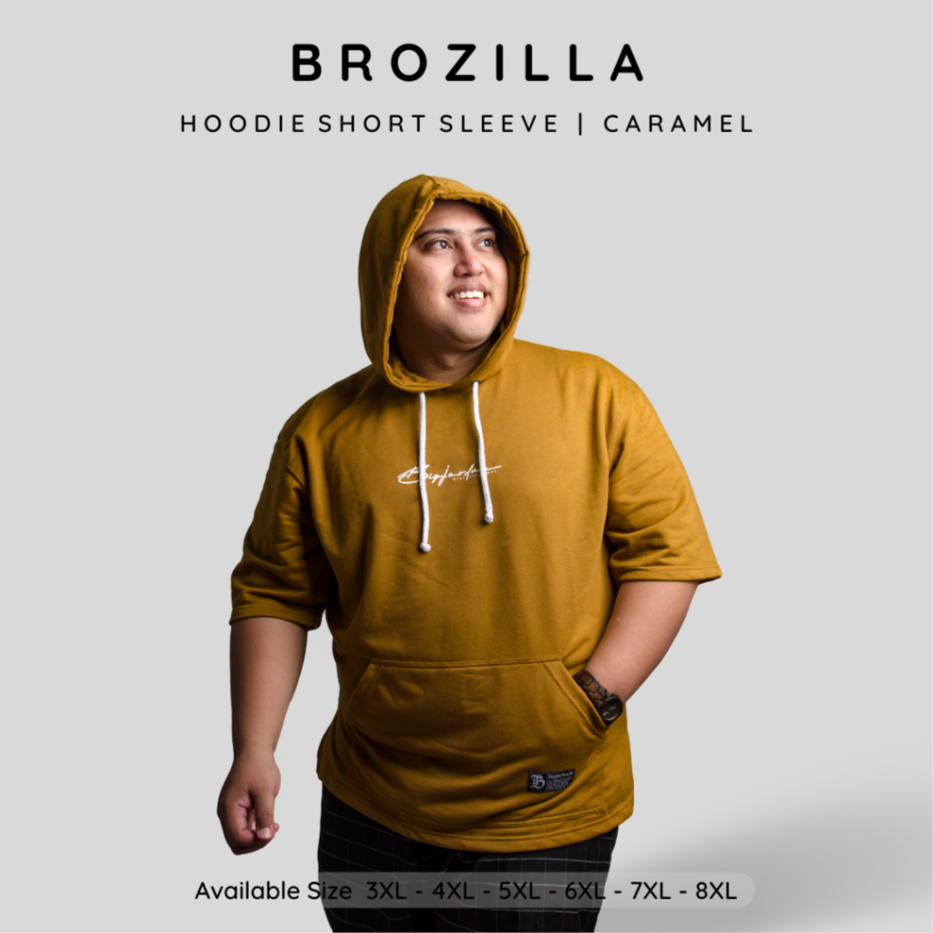 Sweater Hoodie Lengan Pendek Big Size XXL XXXL XXXXL 5XL 6XL 7XL 8XL baju ukuran jumbo BIG JORDAN