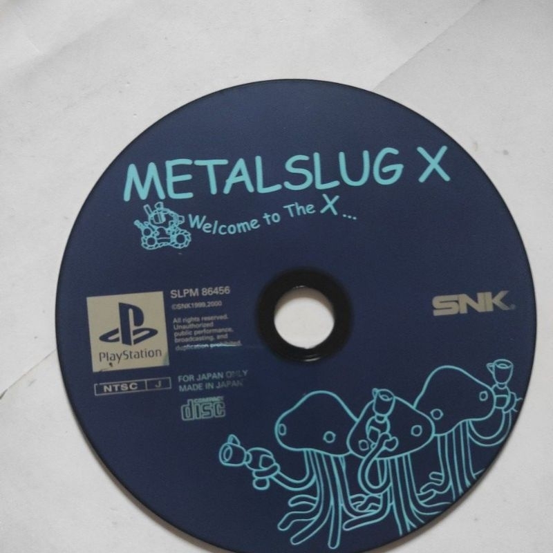 Kaset Cd Ps2 / PS1  Original Metal Slug X