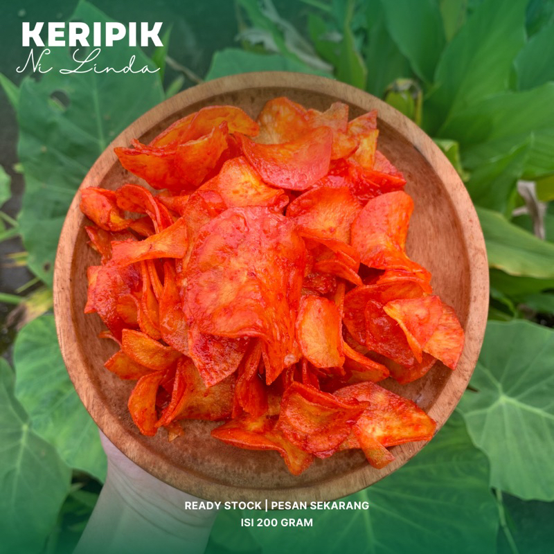 

KERIPIK SANJAI | UBI BALADO | 200 gr