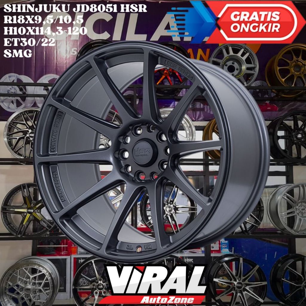 Velg Mobil BMW , RANGEROVER , INNOVA , GRAND VITARA , HSR SHINJUKU RING 18 R18