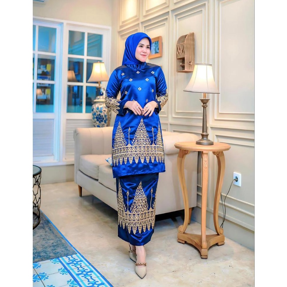 KODE R78P EKNew Set Baju Kurung Bordir  Baju Kurung Modern  Kebaya Modern  Kebaya Baju Kurung Padang
