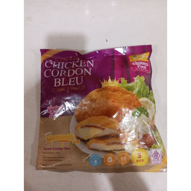 

Queen Food Cordon bleu 340g isi 3s