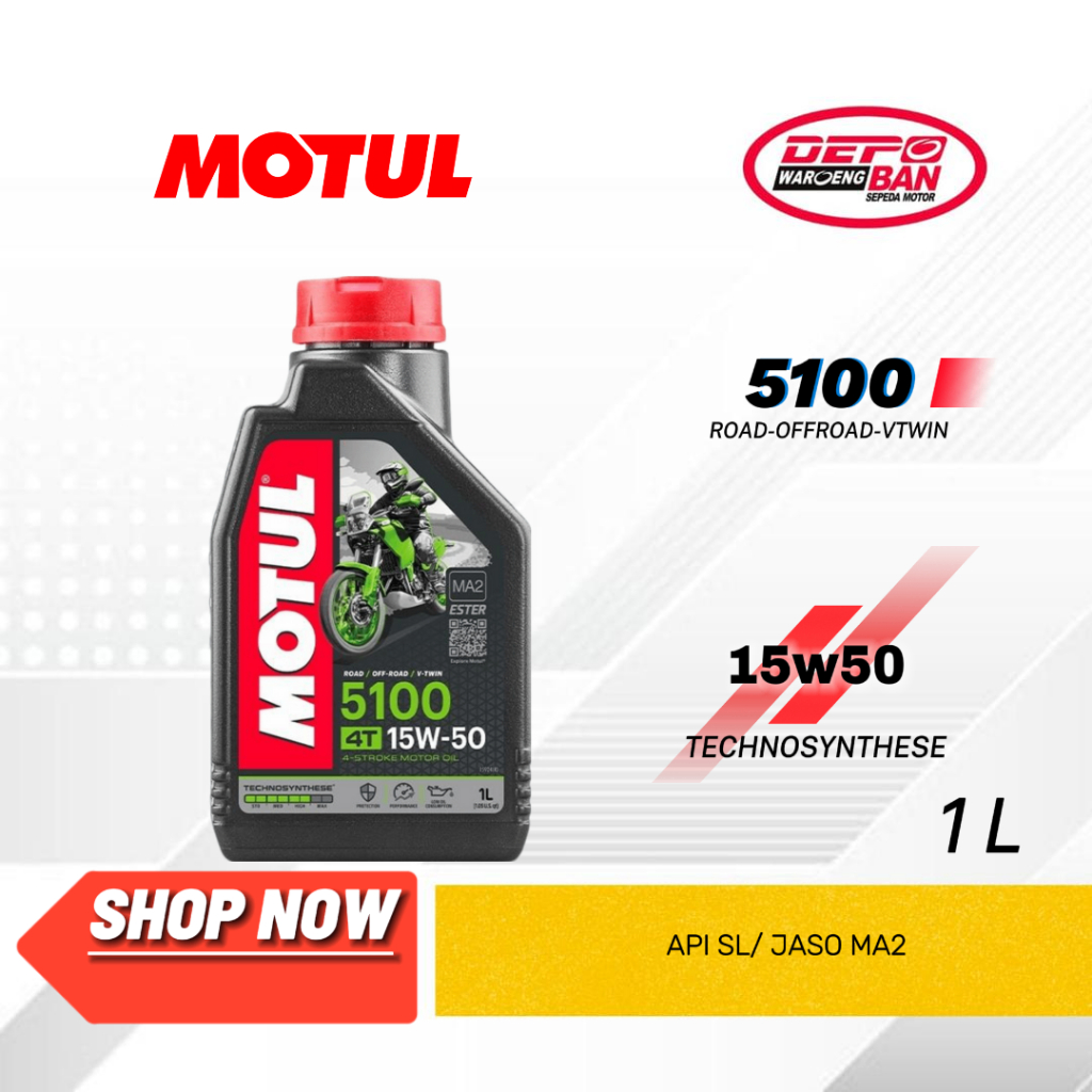 OLI 1L 5100 4T 15W50 MOTUL