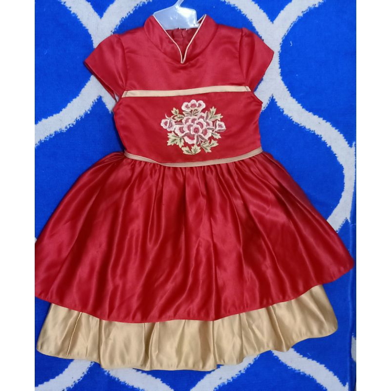 Dress Cheongsam anak perempuan PL premium