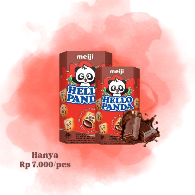 

Hello Panda Biskuit Krim Coklat