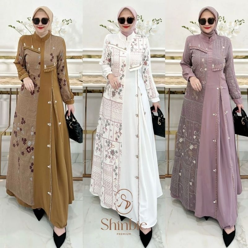 gamis couple ibu dan anak ORI HMF premium