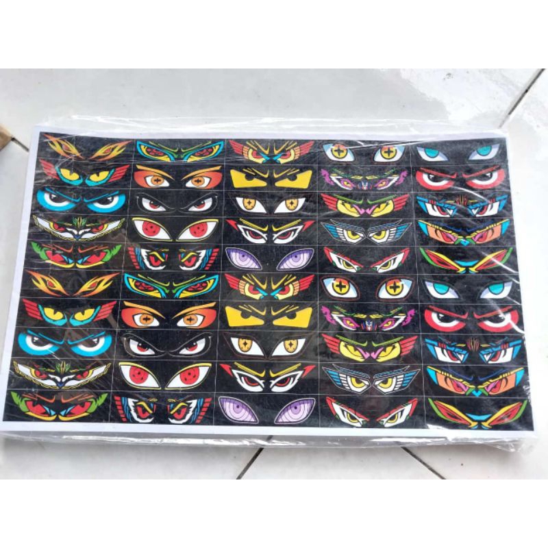

1 lembar STikeR VIRAL/STIKER MATA