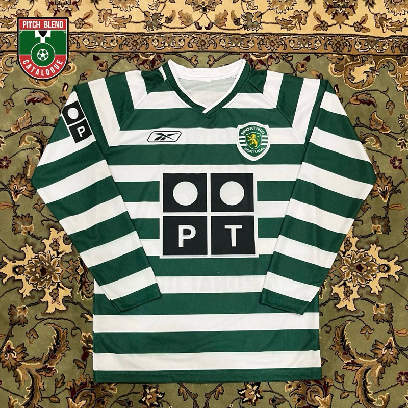 Jersey Sporting 2003/04 Home LS Ronaldo #28