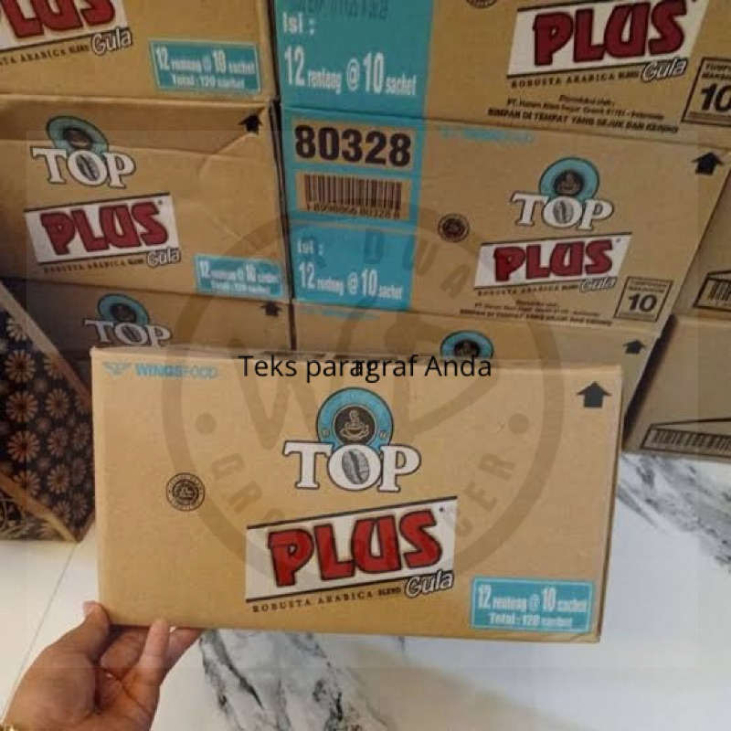 

Top Plus 1 Dus/Karton isi 12 Renceng, Kapal Api 6,5 g ( 1 renceng 10 ) tanpa gula