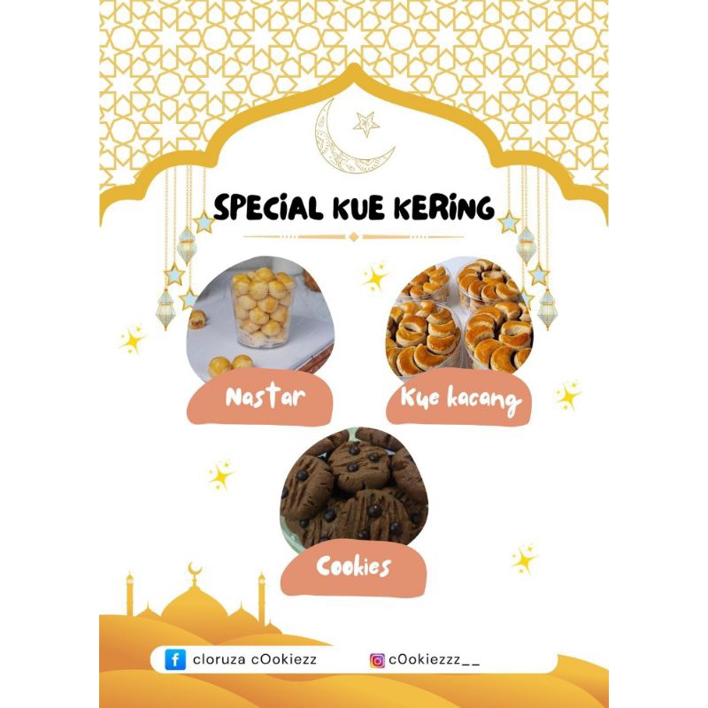 

Kue kering Premium Homemade (1Kg) - Manis, Lembut, Gurih, Wangi, Renyah, Tanpa Pengawet dan FRESH!!