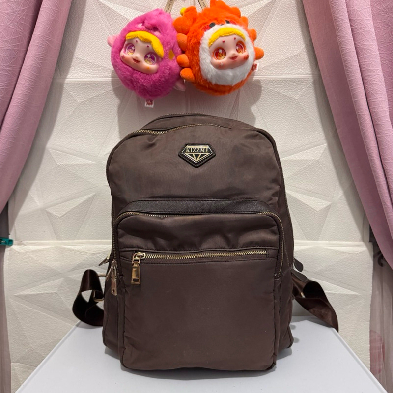 tas ransel wanita. tas ransel kezzme nilon preloved
