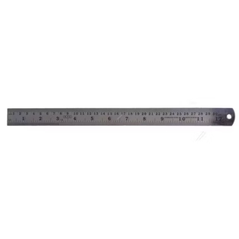 

Penggaris Besi Stainless 30cm Original 100%