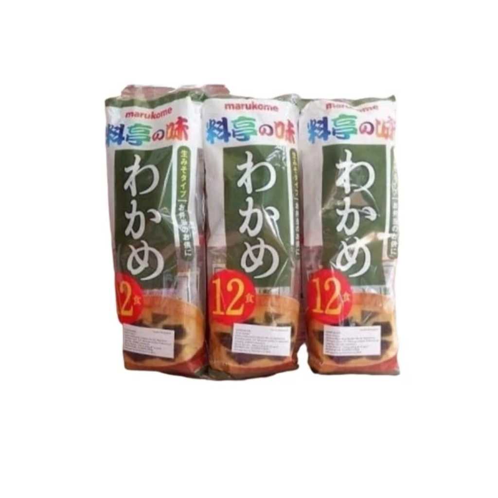 

Marukome Sokuseki Nama Miso Wakame 216gr