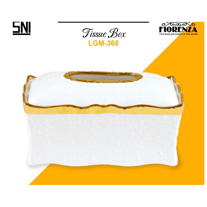 Tempat tissue keramik fiorenza marble 368