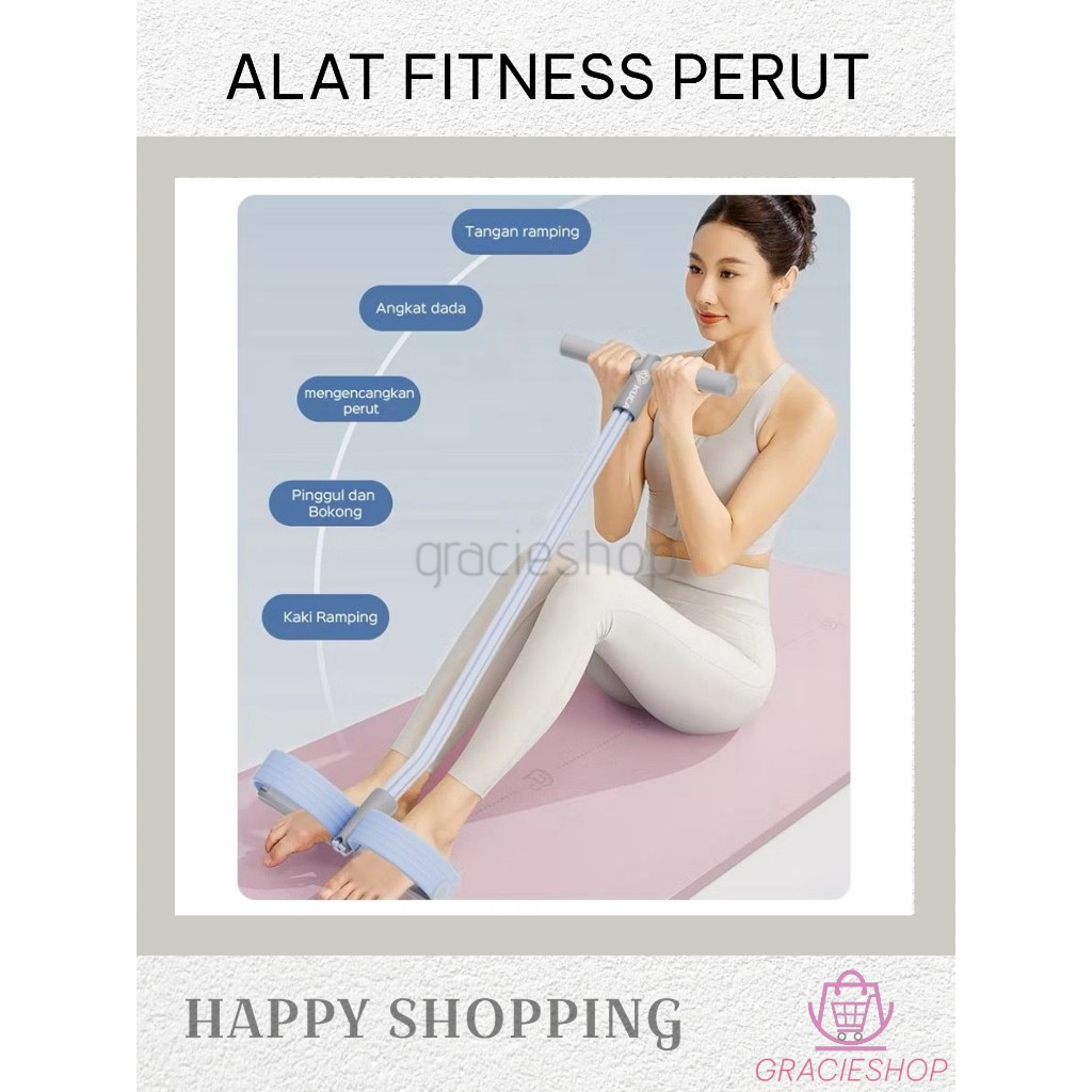 Alat Olahraga Fitness Pengecil Perut / Alat Olahraga Praktis / Alat Olahraga Rumah