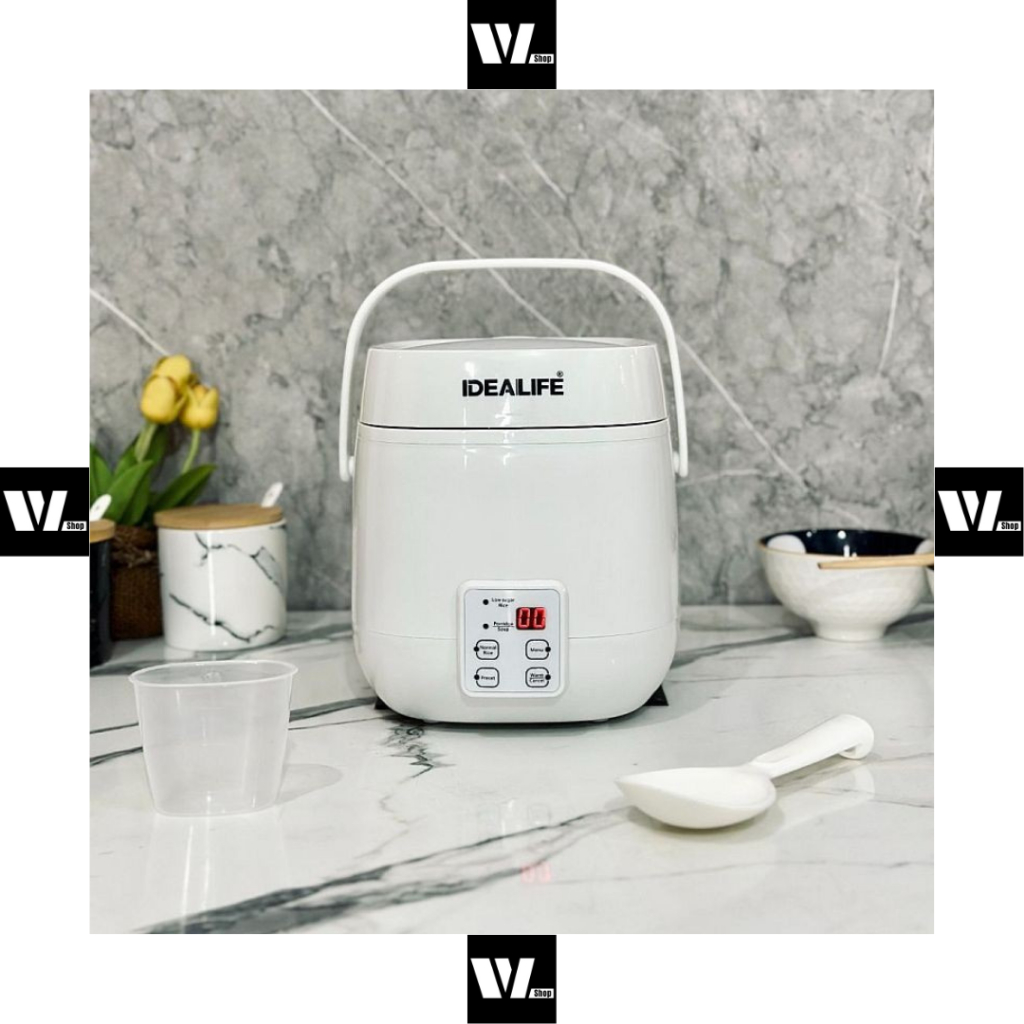 Idealife IL-110B Mini Rice Cooker 0.8L Low Carbo / IL110B Penanak Nasi Kecil Low Sugar 0,8 Liter