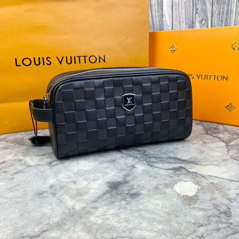 POUCH LV11117 KULIT ASLI TAS JINJING PRIA