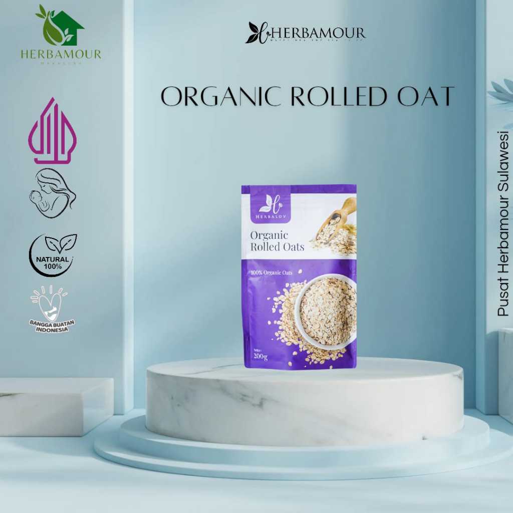 

HERBAMOUR - ORGANIC ROLLED OAT