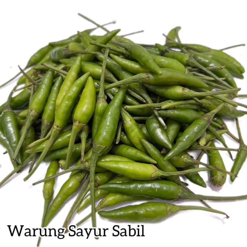 

Cabai / Cabe Rawit Hijau / Cabe Cengek 100 gram