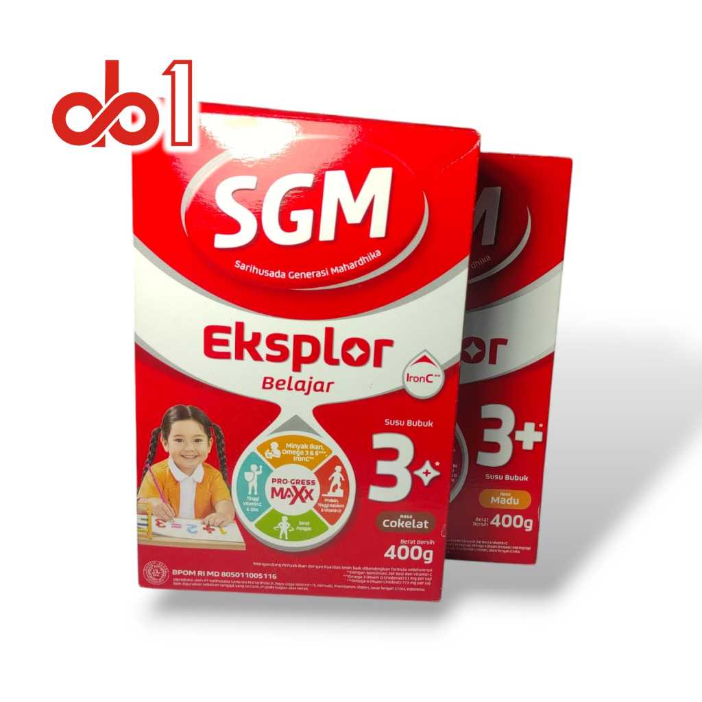 

SGM EKSPLOR 3+ 400GR SUSU FORMULA PERTUMBUHAN BUBUK