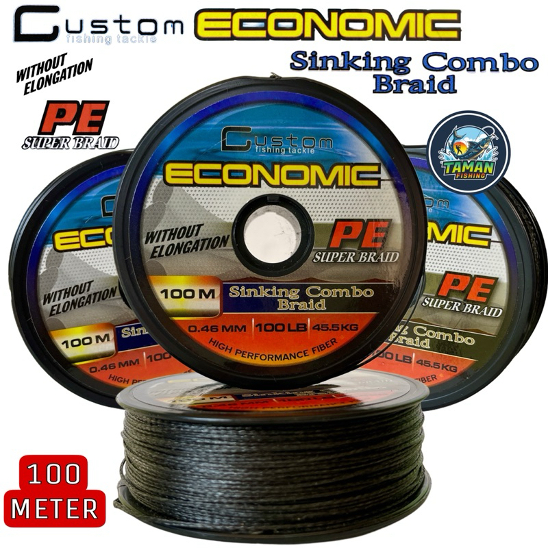 Senar Pancing PE Custom ECONOMIC Pe Fiber 100Meter