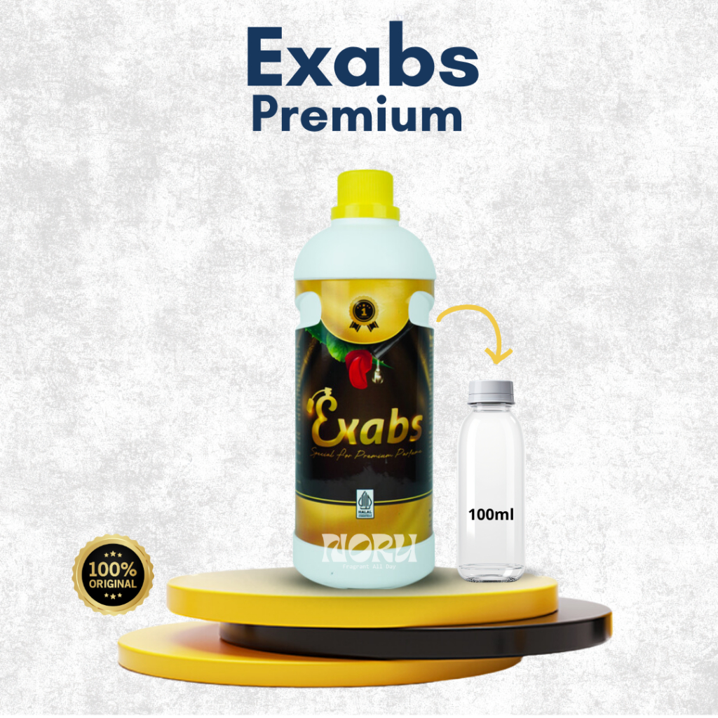 Exabs Premium Original Pelarut atau campuran parfum terbaik Repack 100ml