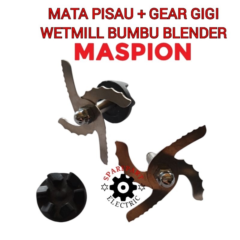 MATA PISAU WETMILL BUMBU UNTUK BLENDER MASPION