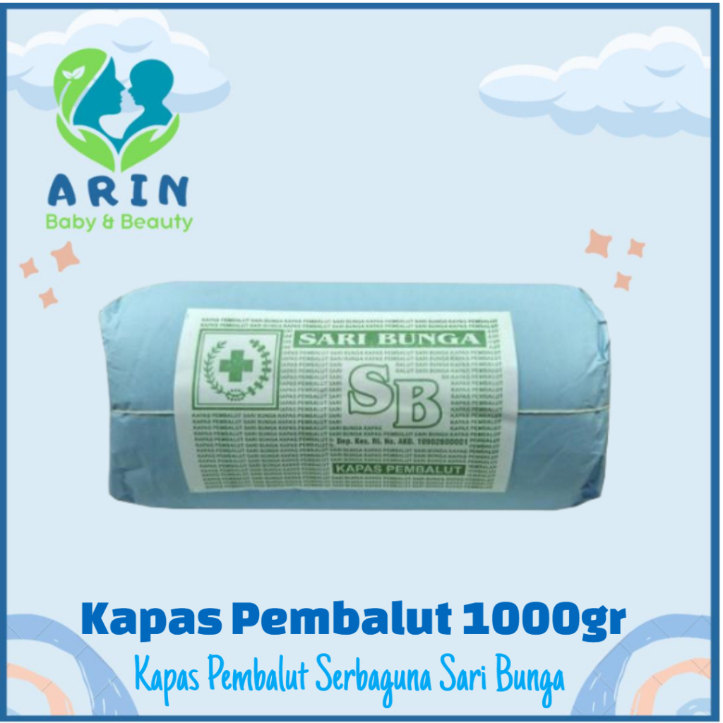 Kapas pembalut Putih Kapas Gulung Kapas Pembalut Serbaguna 1000 gr 1KG