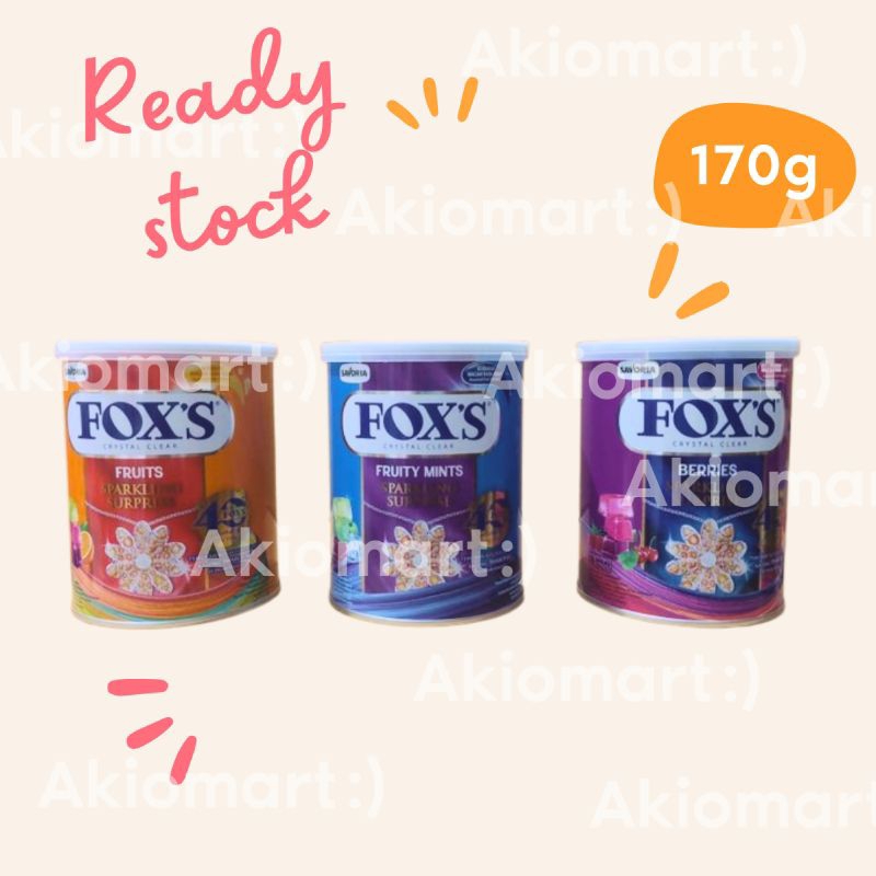 

Permen Fox's Kaleng 170 g fox's Tin 170g