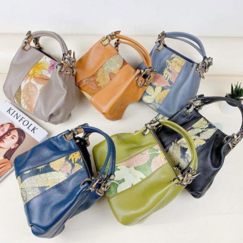 Tas kulit wanita LV ecoprint premium