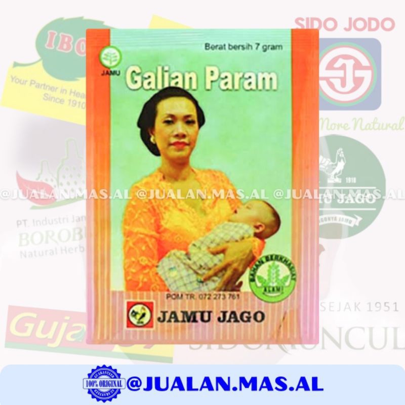 

JAGO - JAMU GALIAN PARAM / GALIAN PAREM (ISI 10 SACHET)